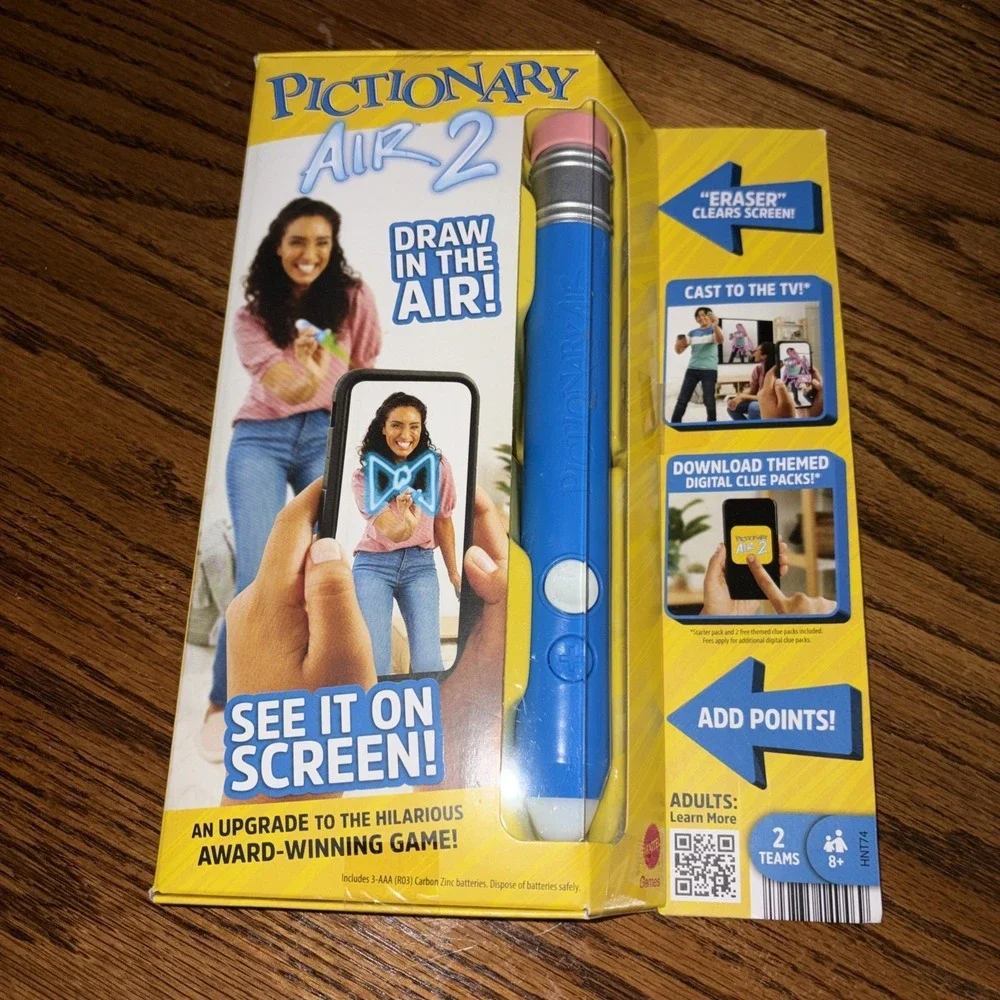 Pictionary Air 2 drawing game Family Game team Game Phone Interactive NEW SEALED
